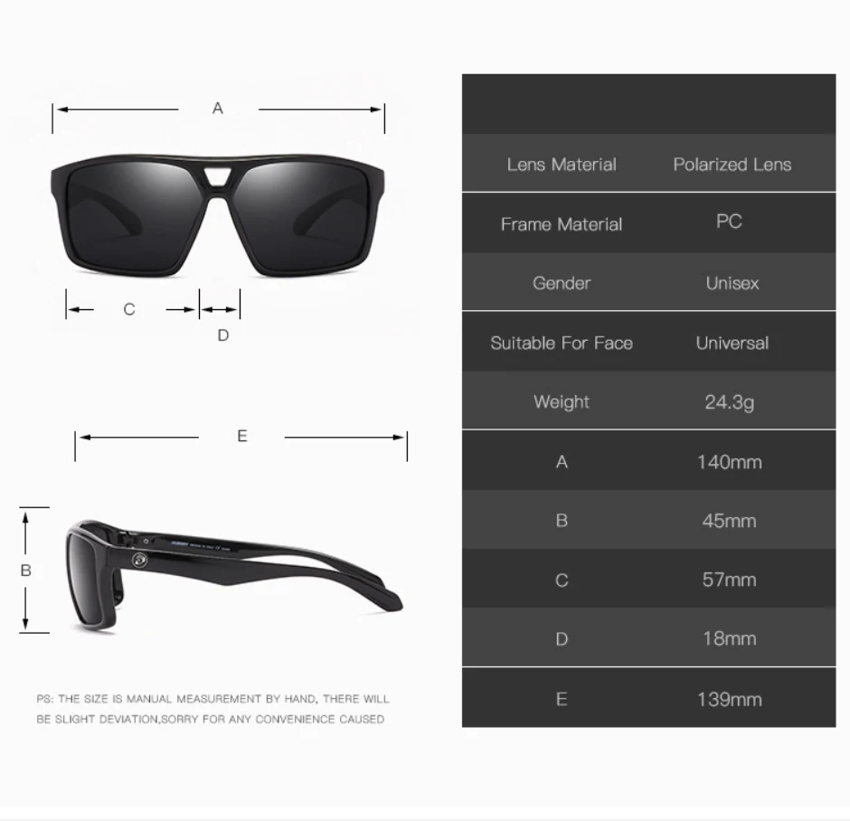FELRES Men Women Sport Polarized Square Sunglasses UV400 Outdoor Driving Cycling Fishing Anti-Glare Glasses With Box D009 | Аксессуары