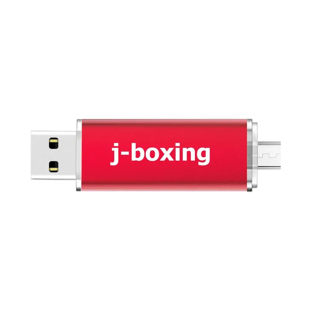USB флеш накопитель J boxing 5 шт. OTG 8 ГБ 16 Micro два порта для ноутбука Samsung Huawei 32 64 128