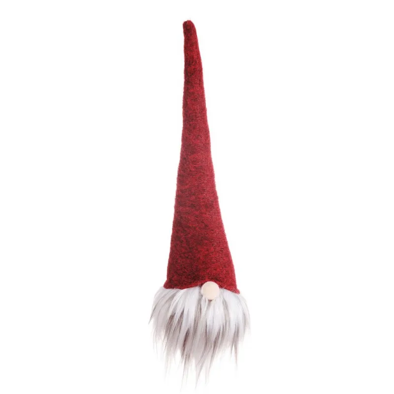 Knitted Sitting Tomte Christmas Gnome Doll Decorations Tabletop Santa Figurines Ornaments Holiday Present Produtos De Natal - Цвет: 21