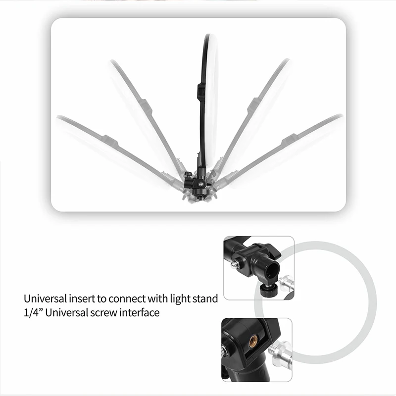 11 дюймов кольцевой светильник с штатив Трипод стойка YouTube светодиодный TikTok USB