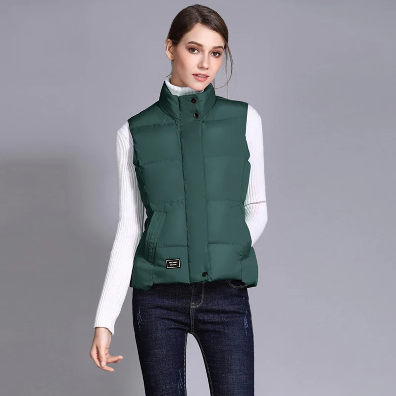 

Jakets and Coats for Winter Vests Women Solid Color Plus Size Thick Warm Fashion Casual 2019 Winter Outwear C2002