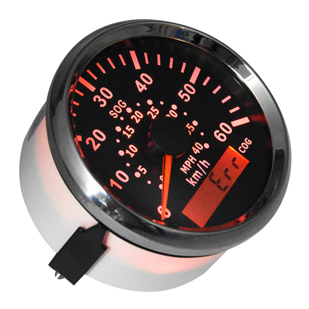 85 мм GPS измеритель скорости 60 км/ч с красной подсветкой для мотоцикла авто