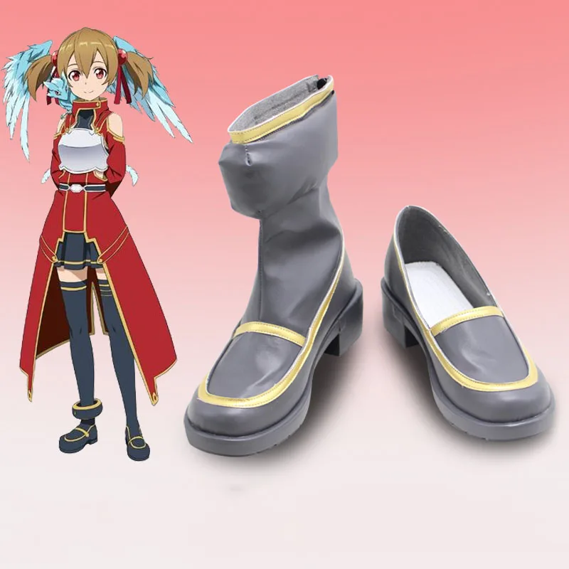 

Sword Art Online Cos Role Ayano Keiko Japanese Anime Cosplay Boots Individual Shoes