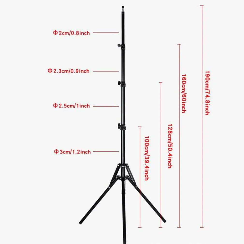 

Portable Foldable Light Stand Metal Portable Foldable Tripod Boom Arm For Studio Flash Lighting Kits Bracket