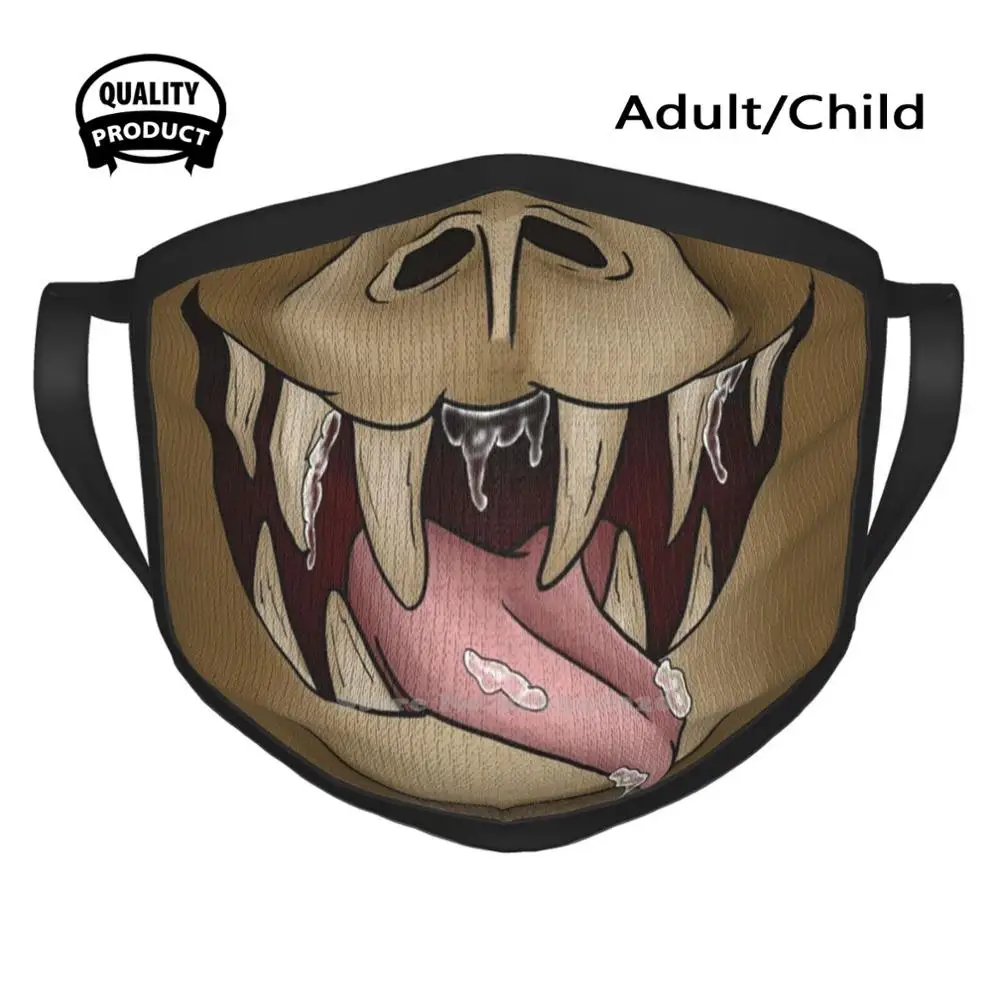 

Хлопковая дышащая маска для лица Deathclaw Maw