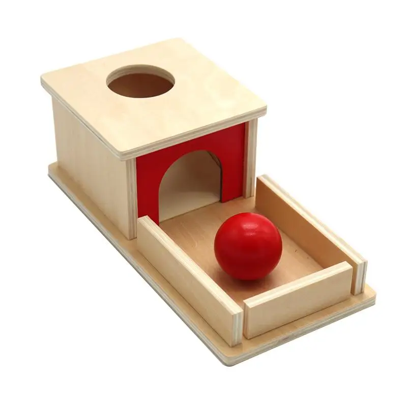

Montessori Early Childhood Education Enlightenment Teaching Aids Target Box Baby Wooden Parent-child Toys