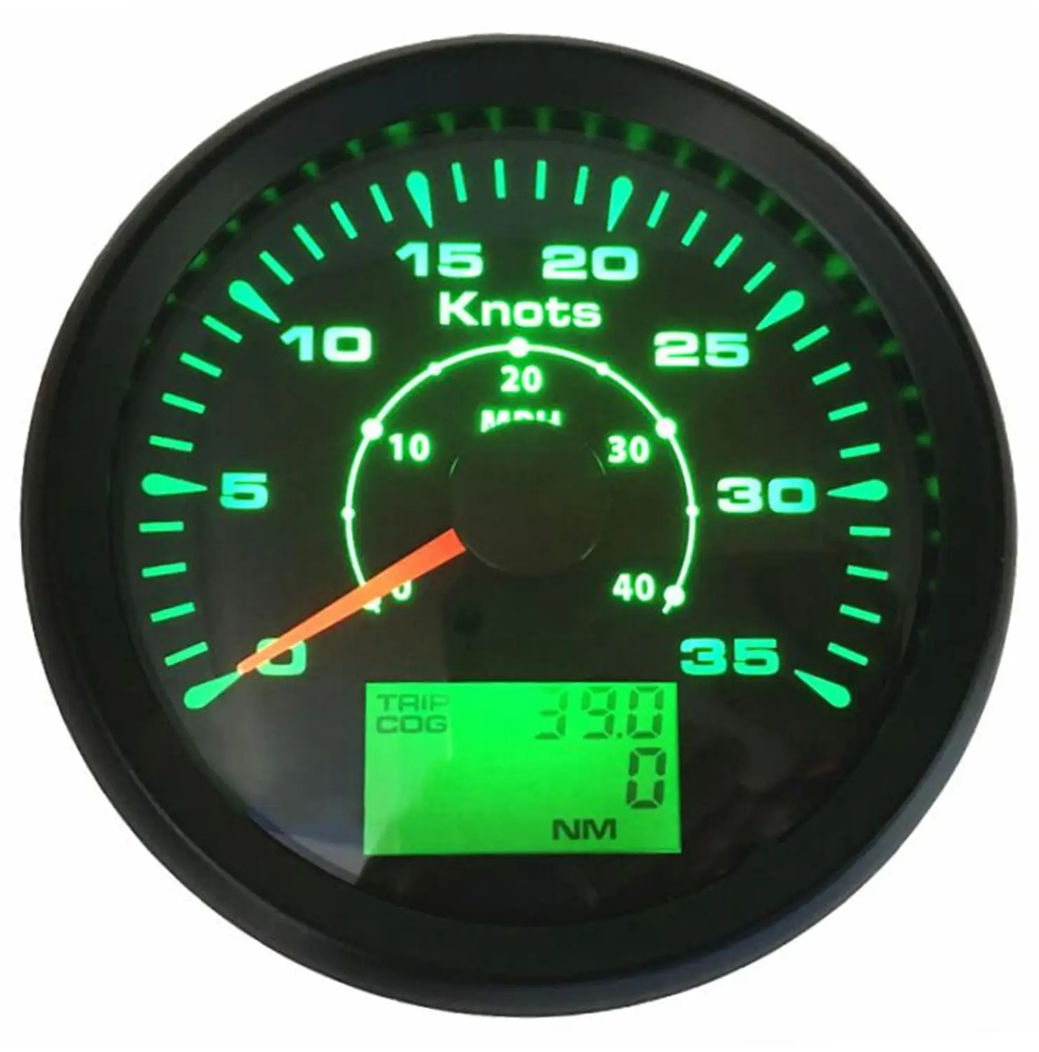 Новое поступление черные спидометры GPS модификация 0 35Knots скорость одометры 85 мм