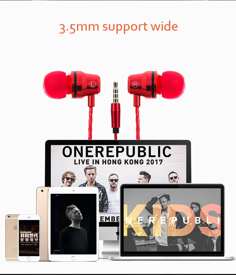 Наушники вкладыши с басами магнитные наушники металлическая Проводная