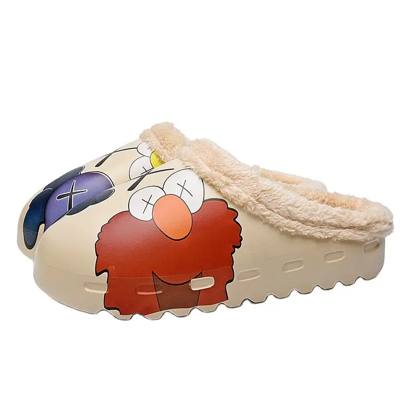 

Winter Plush New Large Thick Bottom Couple Fashion Warm Indoor Home Cartoon Cotton Mop