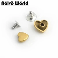 10 50 200pcs dull gold 8 11mm sweety single cap rivets studs fastener leather craft bag clothing garments shoes decor