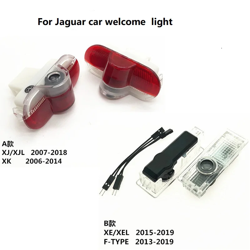 

Led Car Door Welcome Light Laser Ghost Shadow Projector Logo Light For Jaguar XE F-TYPE X152 XJ X350 X358 X351 XK X150 XKR