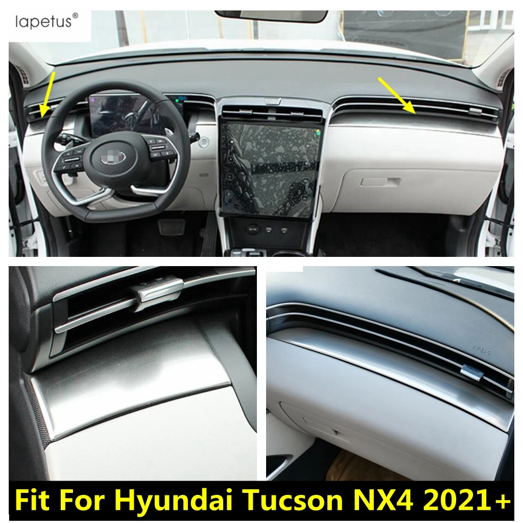 Для Hyundai Tucson NX4 2021 2022 панель Центрального управления приборной панели рамка
