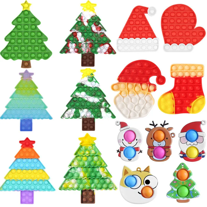 

Игрушка-антистресс в форме рождественской елки