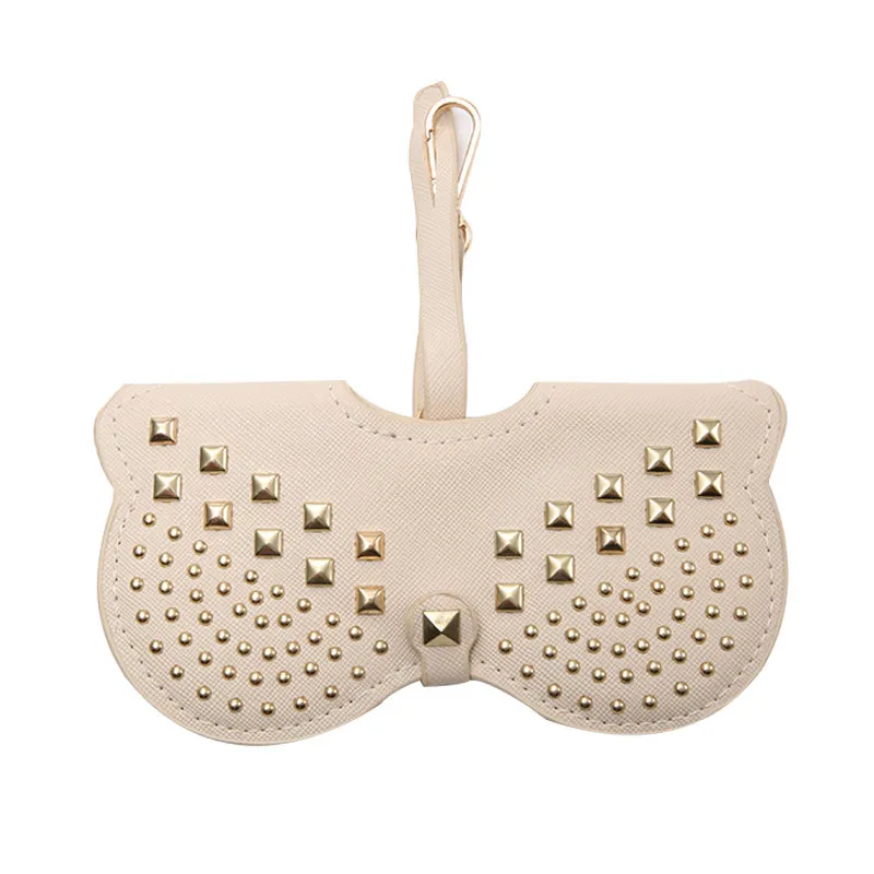 

Retro Ins Glasses Bag Portable Fashion Glasses Case Super Fire Cute Sunglasses Protective Cover Female Eye Clip Male Glasses Box