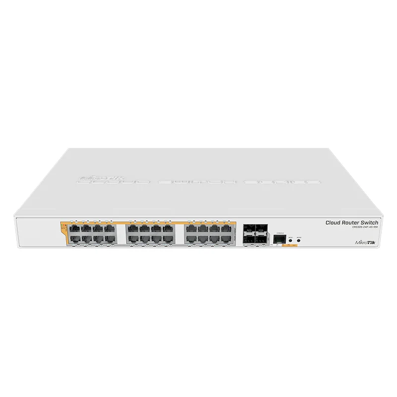 MikroTik CRS328-24P-4S + Rm 10 Гбит SFP 24-Порты и разъёмы Poe гигабитный сетевой Управление