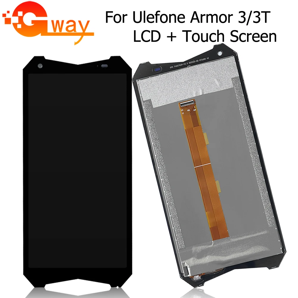 

Original For Ulefone Armor 3/Armor 3T/3W LCD Display Assembly Digitizer LCD+Touch Screen Glass Panel Repair Replacement