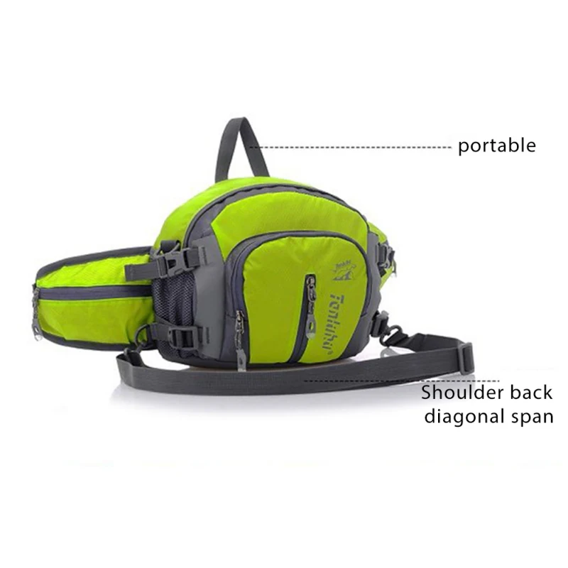 men women running waist bag cycling water bottle bag large capacity shoulder backpack outdoor travel slr camera bag free global shipping