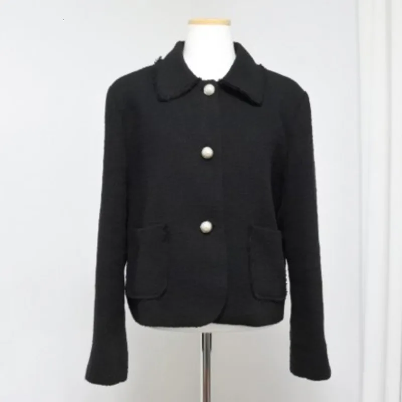 

Genayooa Korean Winter Jackets For Women Autumn Winter Coat Women 2019 Fashion Slim Vintage Black Long Sleebe Coat Women Short