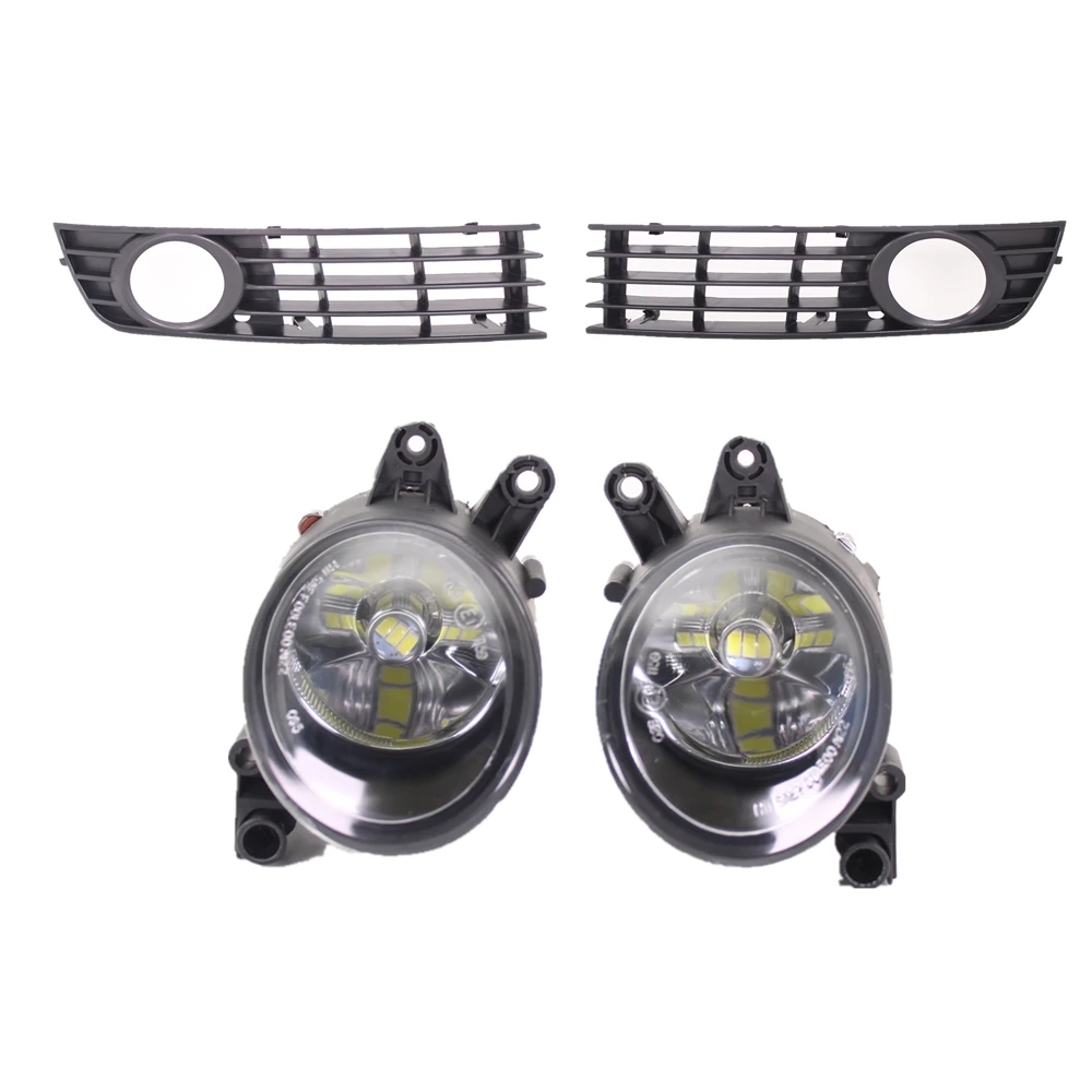 Светодиодный автомобильный фонарь для Audi A4 B6 Avant Quattro 2001 2002 2003 2004 2005, Стайлинг автомобиля, передний светодиодный противотуманный фонарь, противотуманная фара или крышка решетки