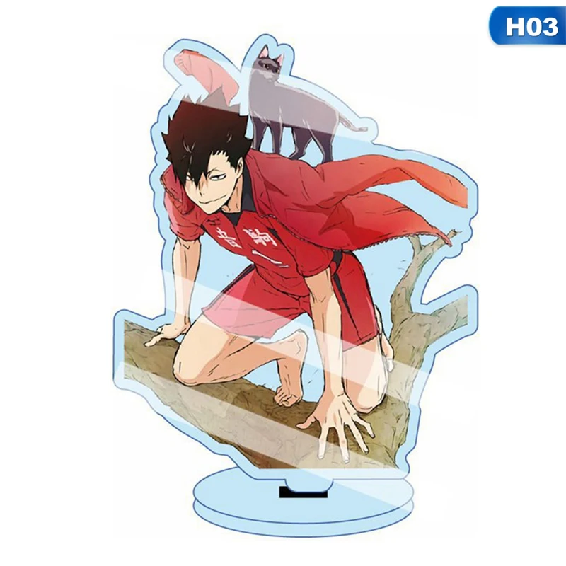 

Anime Haikyuu Figures Desk Plate Models 13cm Acrylic Stand Model Toys Action Figures Decor Gift