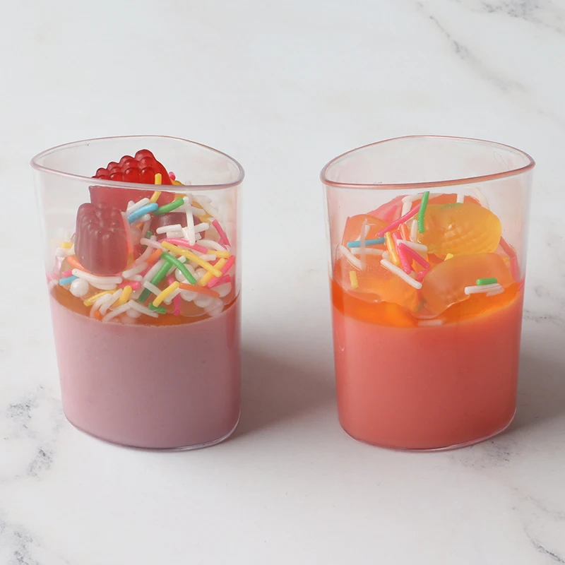 25 шт. Высокое качество прозрачная небольшие пластиковые чашки для свадьбы День