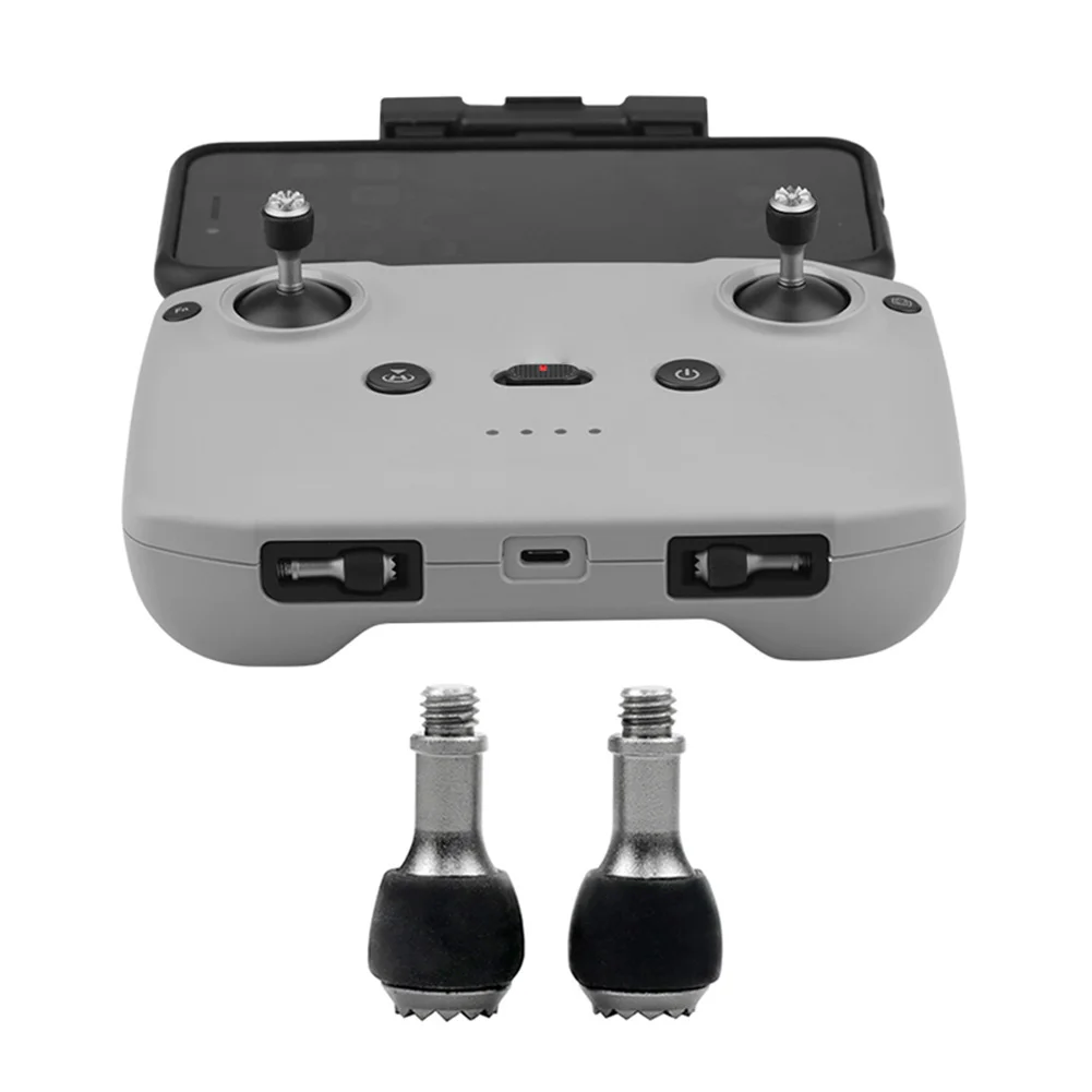 

2pcs Joystick Protector Rustproof Anti Slip Handle Thumb Rocker Detachable Easy Install Remote Controller Stick For Mavic Air 2
