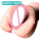 Реалистичная Вагина, секс-игрушки для мужчин, мастурбатор для мужчин, резиновая игрушка мастурбатор в виде влагалища для взрослых, карманная Вагина, секс-шоп