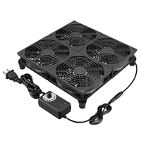 gdstime rounter tv box cooling fan with speed control big airflow cooler for asus gtrt ac5300 router tv box cooling frame