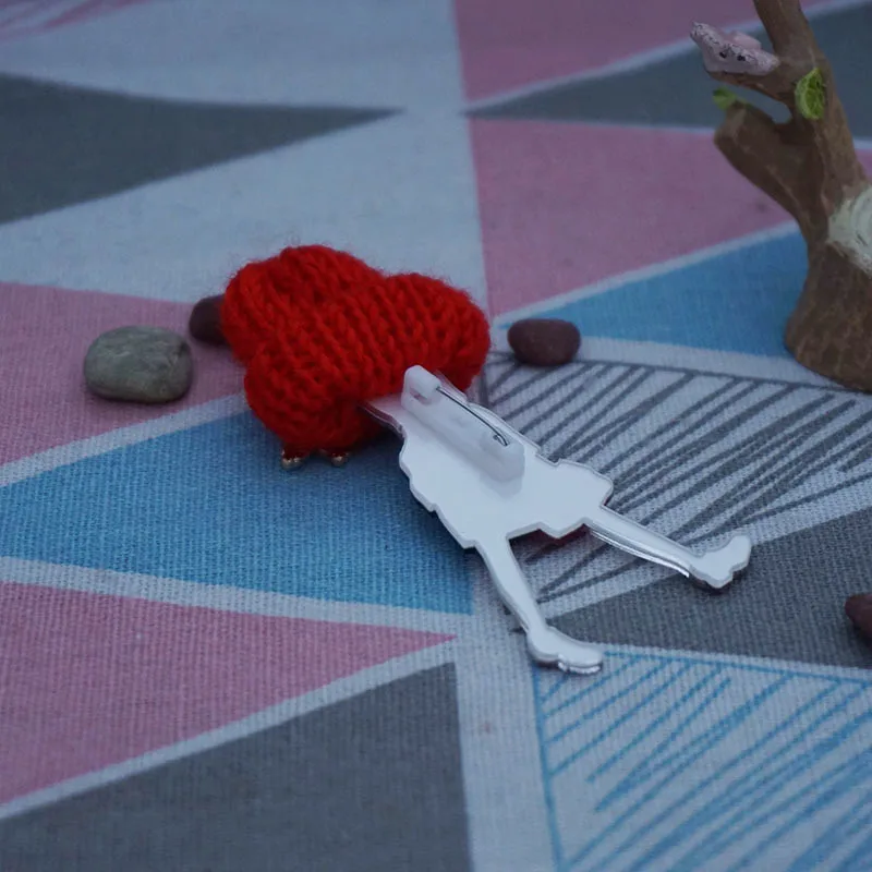 Акриловая искусственная для одежды милая булавка Мультяшные броши на рюкзак