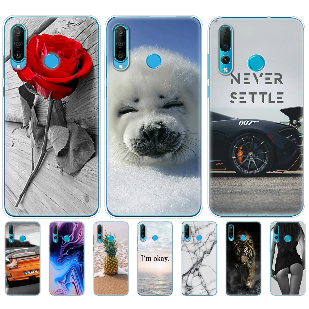 Силиконовый чехол для huawei Nova 4 4e мягкий из ТПУ задняя крышка телефона Nova4 nova4E