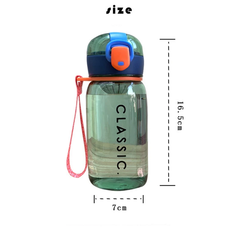 

Sports Water Cup Plastic Portable Drink Bottle Tarvel Outdoor Rope Water Bottle Juice Milk Cup Kitchen Water Cup