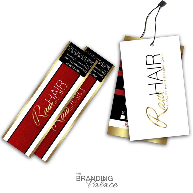 Набор для брендинга волос с логотипом на заказ листовка бирка обмотка спасибо за