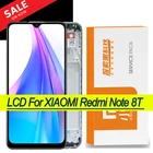 100% Новый оригинальный с рамкой для 6,3 дюйма Xiaomi Redmi Note 8T, ЖК-дисплей, сенсорный ЖК-экран, дигитайзер, запасные части