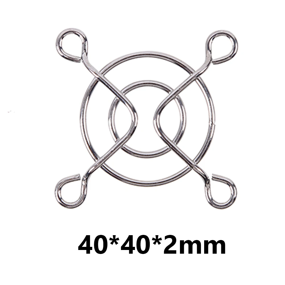 5PCS PC Case Cooling Fan Grill Silvery Metal Wire Finger Protector Guard Cover 40mm 50mm 60mm 70mm 80mm 90mm 120mm |
