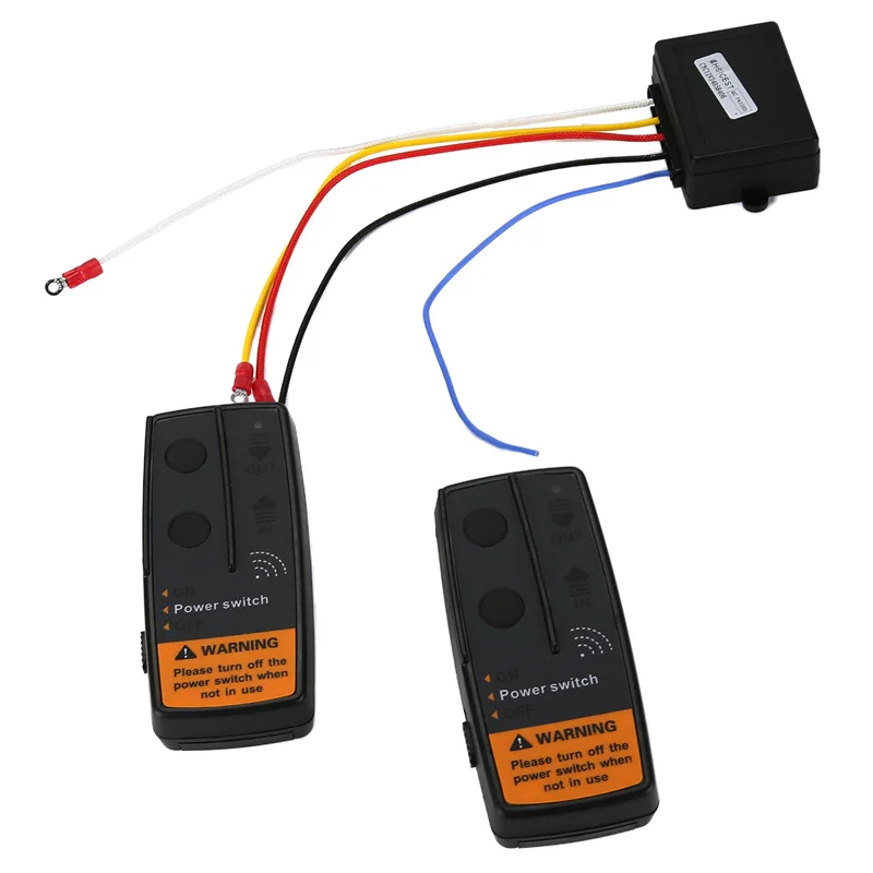 

Mayitr 1ser 120W 12V Car Auto Wireless Winch Receiver Remote Control Kit For Off Road ATV SUV UTV 12V Switch Handset