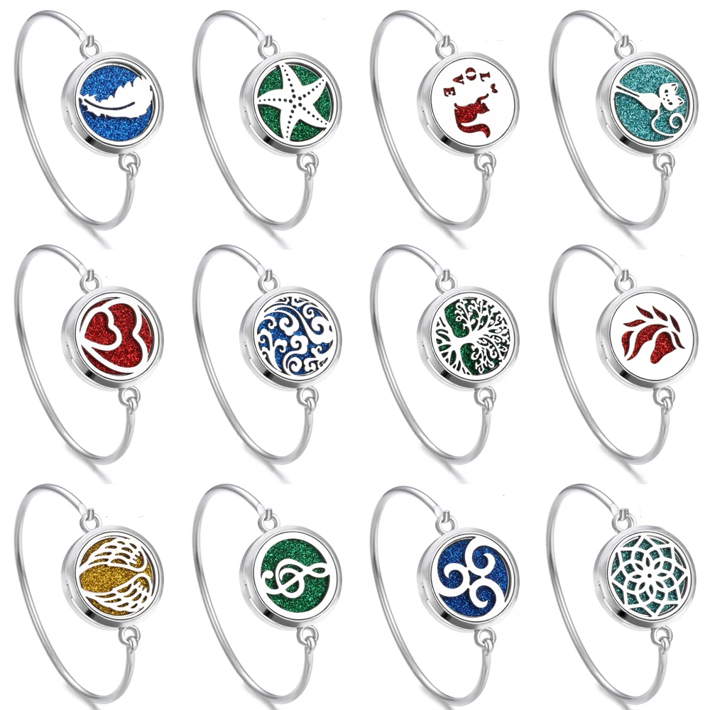 Новый парфюмерный браслет ювелирные изделия для ароматерапии диффузор эфирных