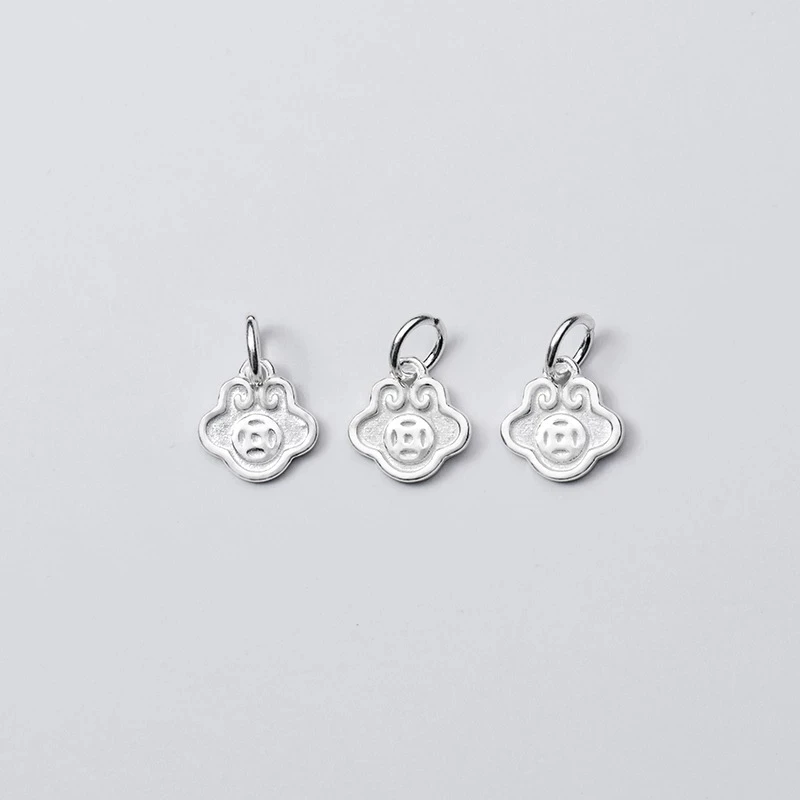 925 пробы серебра благоприятный облака Форма подвесные шармы DIY ювелирных изделий