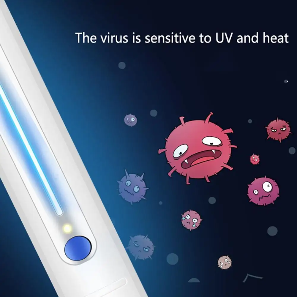 Портативный УФ-стерилизатор лампа ручной UVC дезинфекционная палка