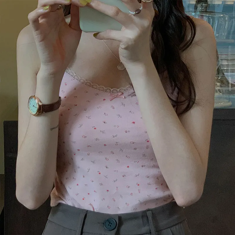 Женский топик в Корейском стиле ins сексуальный без рукавов на весну и лето