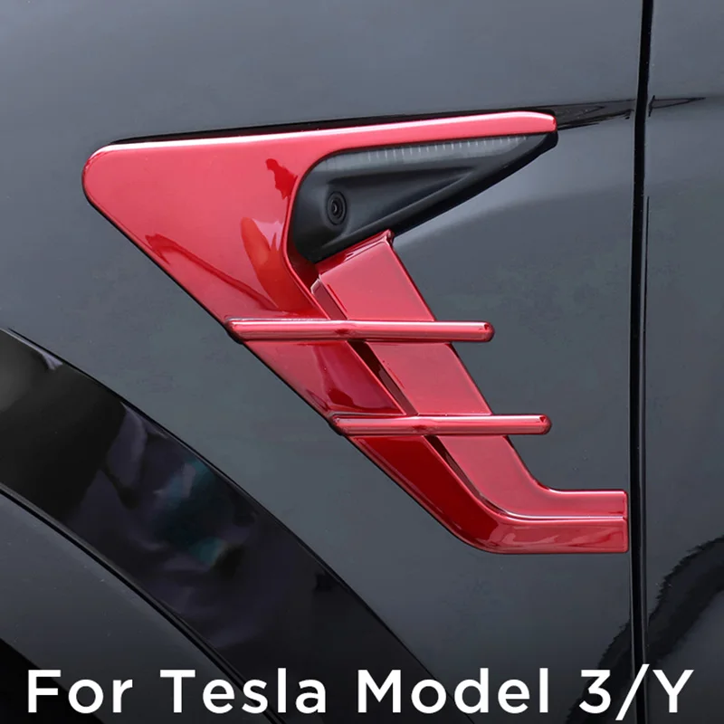 

Крышка для камеры Tesla Model 3 Y, крылья боковых крыльев автомобиля, спойлер, пылезащитный чехол, украшение, аксессуары для модификации, модель 3 ...