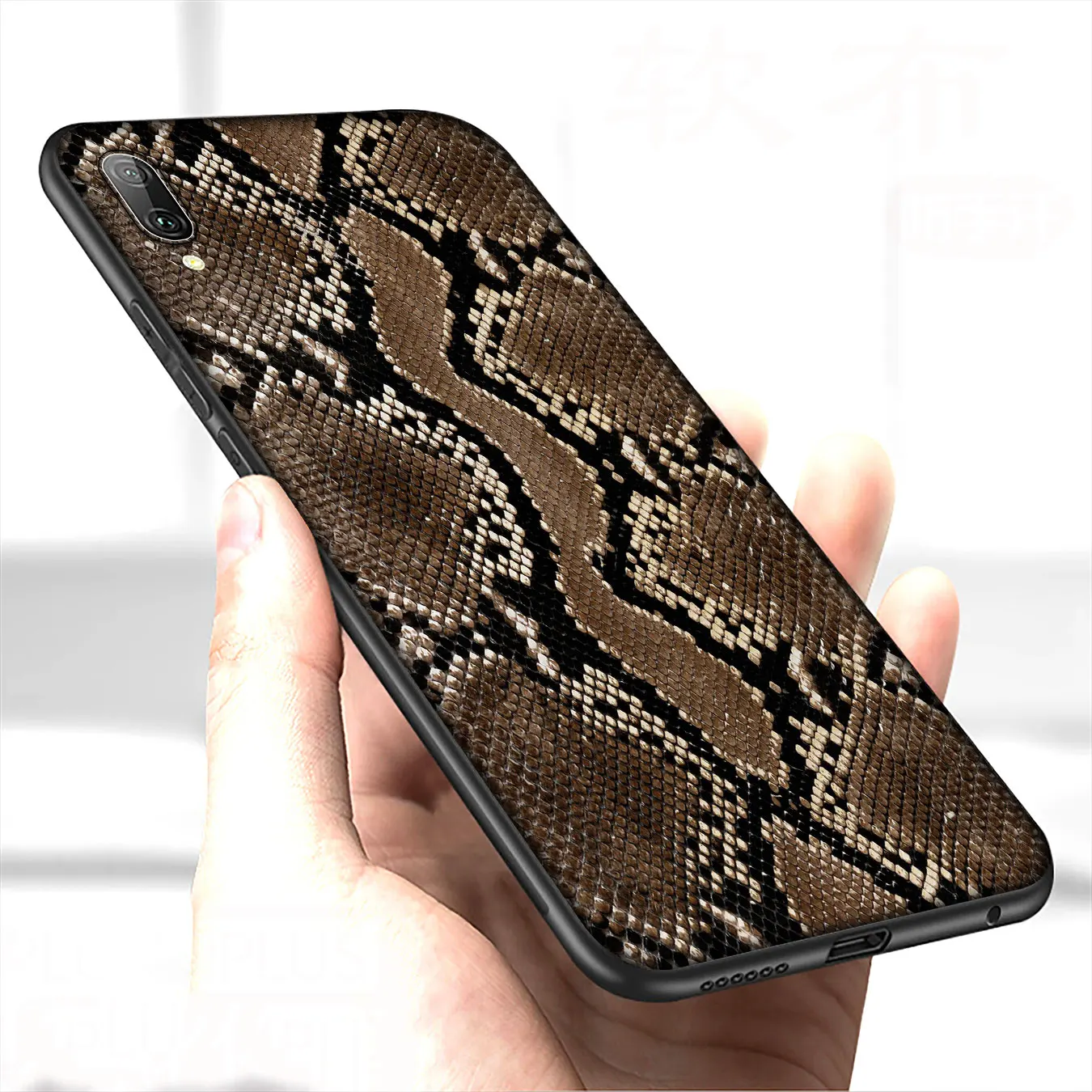 Змеиная Кожа DIY леопардовый рисунок мягкий силиконовый чехол для телефона huawei P30 P20 Pro P10 P9 Lite Mini чехол P Smart Z