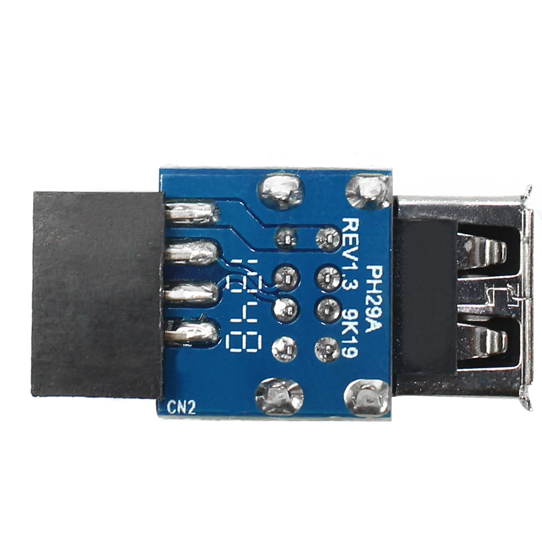 9-контактный переходник для материнской платы на 2 порта USB2.0 двойной USB A с