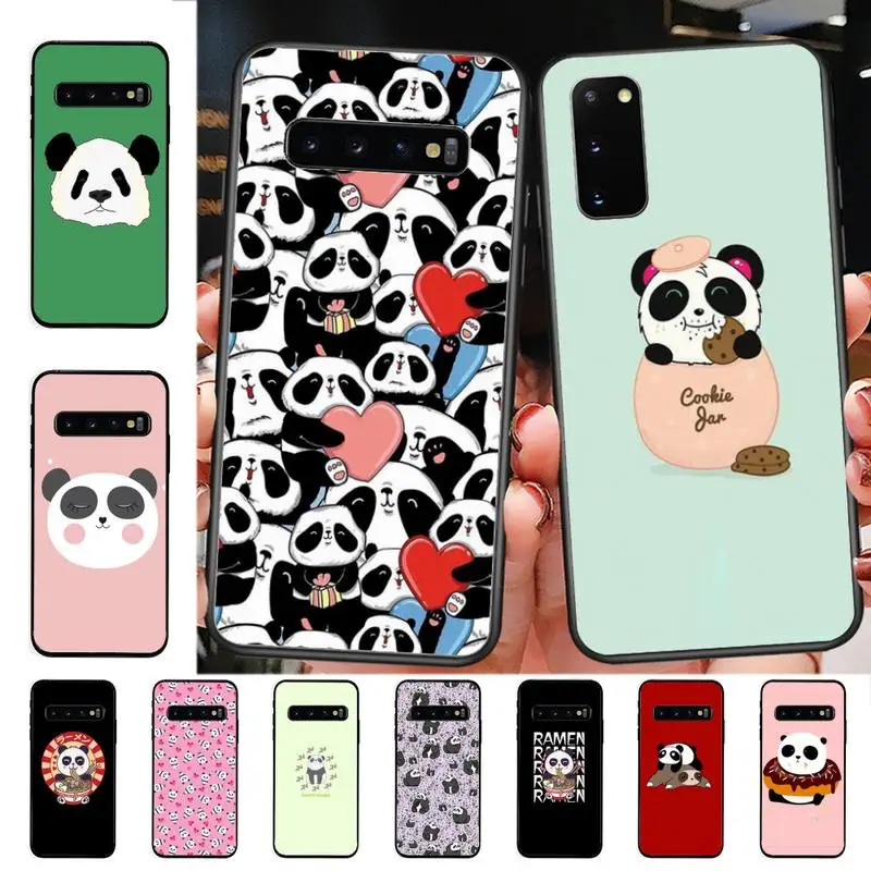 

Yinuoda Cute Panda Phone Case for Samsung S10 21 20 9 8 plus lite S20 UlTRA 7edge