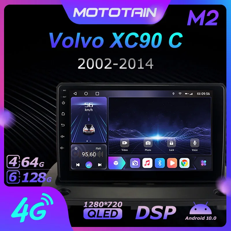 

Ownice 6G+128G Android 10.0 Car Radio For Volvo XC90 C 2002 - 2014 Multimedia Player Video Audio 4G LTE GPS Navi