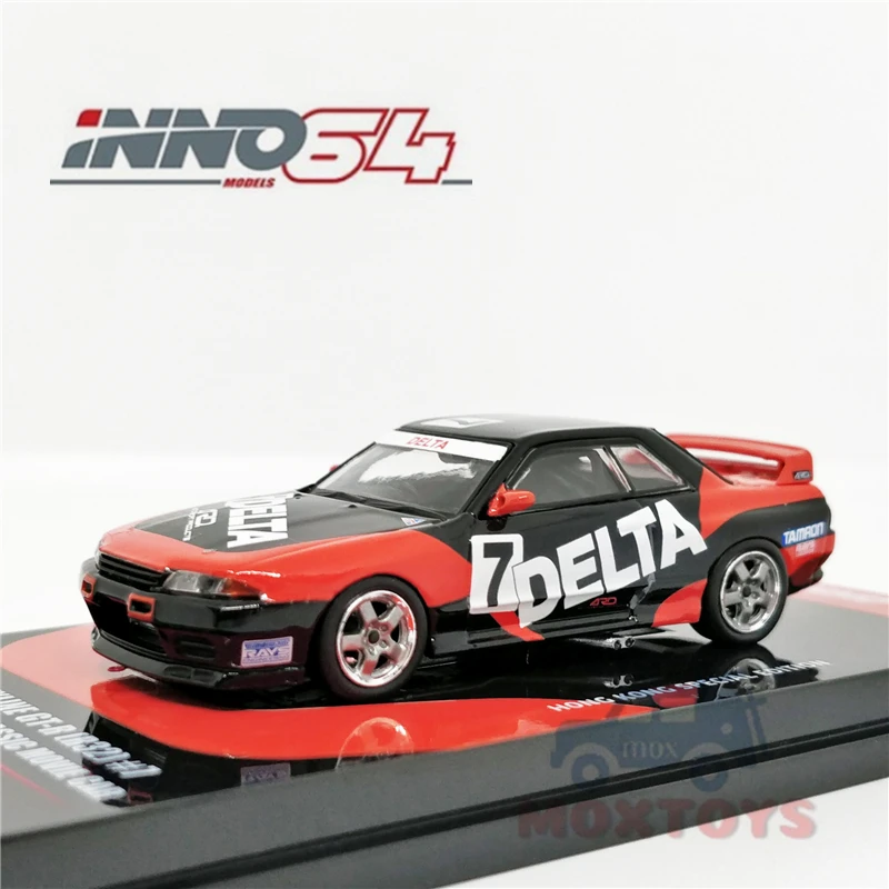 INNO 1:64 Nissan Skyline GT-R R32 #7 Delta литья под давлением модель автомобиля | Игрушки и хобби