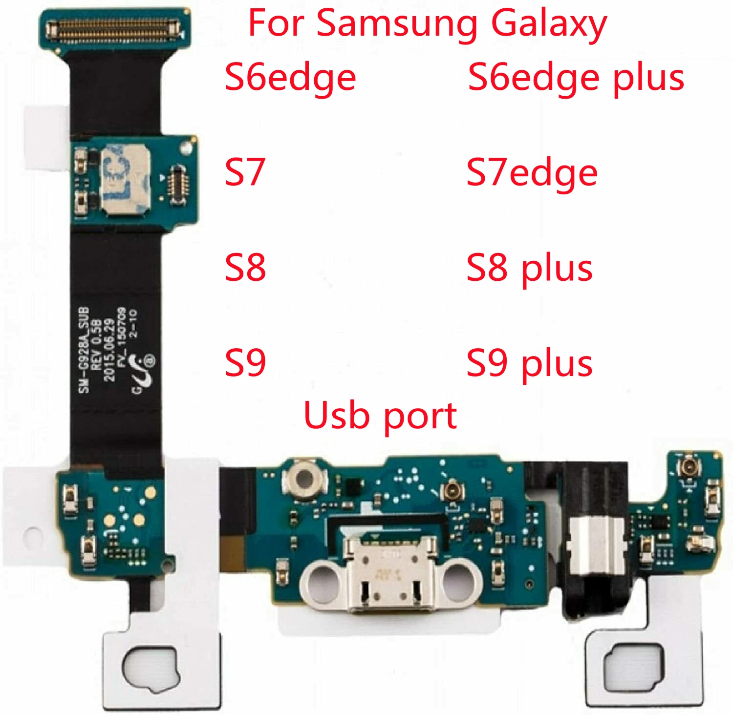 Док станция для зарядки Samsung Galaxy S6 Edge Plus S7 S8 S9 Plus|Шлейфы мобильных телефонов| |