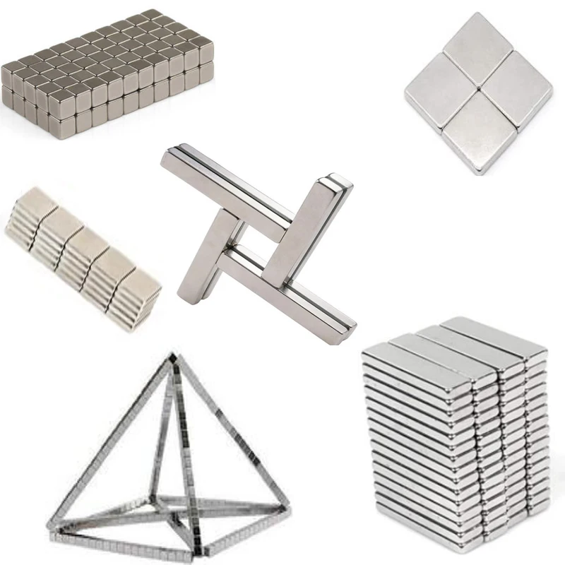 

5 /10/20/25/50pcs Multiple specifications Block NdFeB Neodymium Magnet Super Powerful Permanent Magnetic