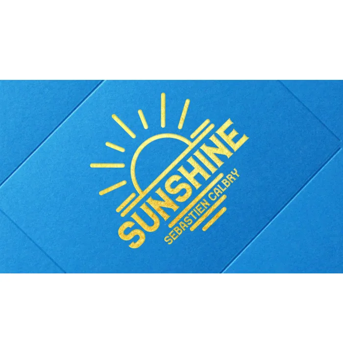 Sunshine (мерцающий и онлайн-инструкции) от Sebastien Calbry - Trick Card магический реквизит