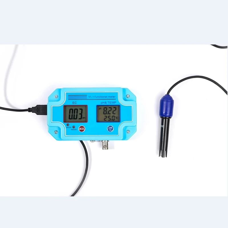 Цифровой многофункциональный измеритель температуры и PH 3 в 1 высокоточный