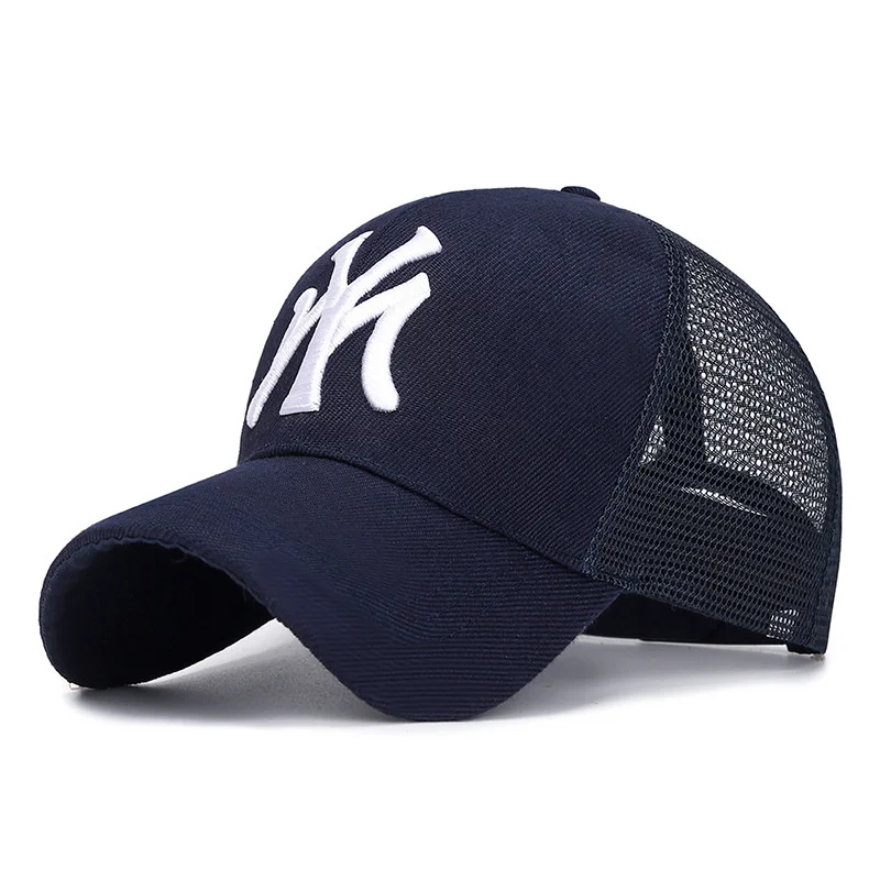 Спортивная Бейсбол приталенный Кепки папа Snapback шляпу сетки сеточная крыша для